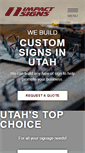 Mobile Screenshot of impact-signs.com